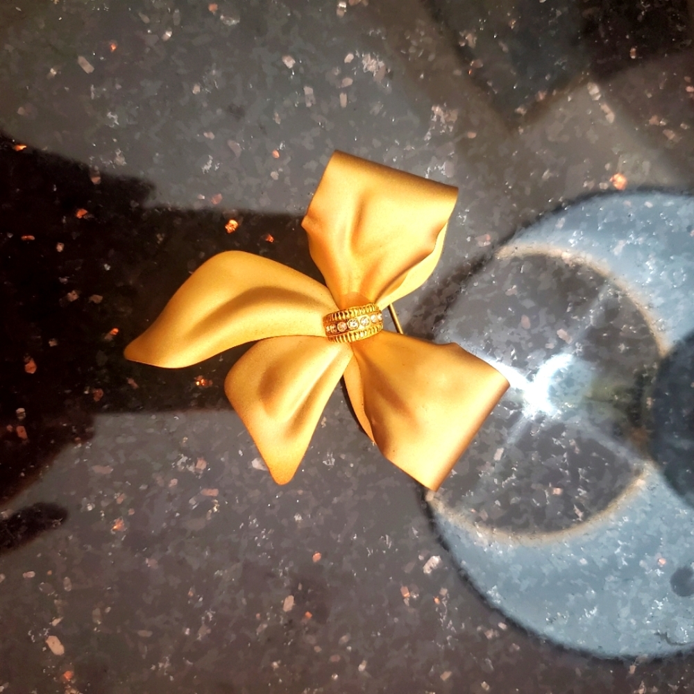 Brushed Gold Brooch from Lord and Taylor